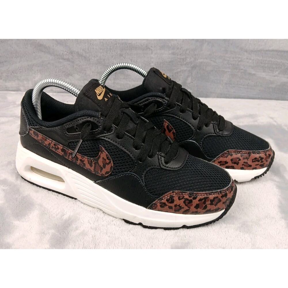 Nike Air Max SC SE DO2785-010 Black Leopard Print Women’s Size 7 Shoes